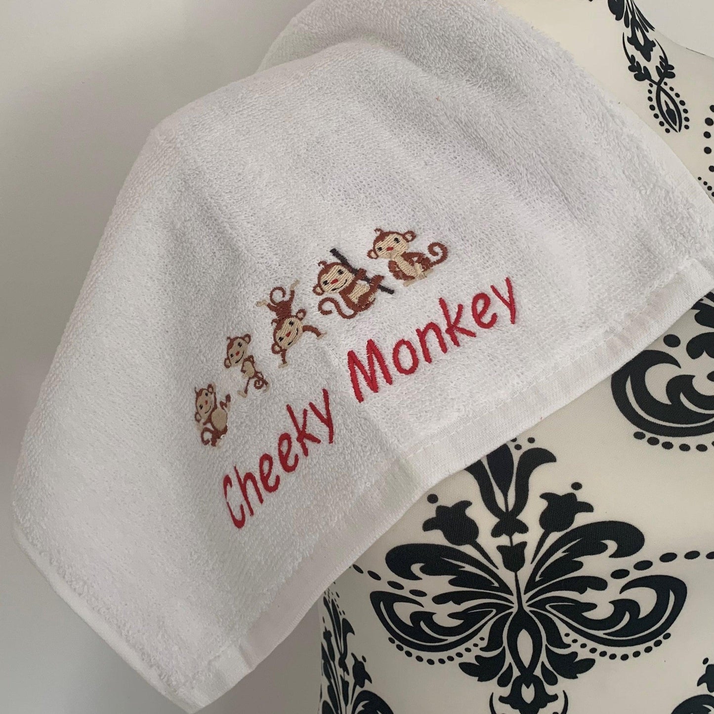 Monkeys Towels - Personalised - Cool Beans Embroidery & Personalisation