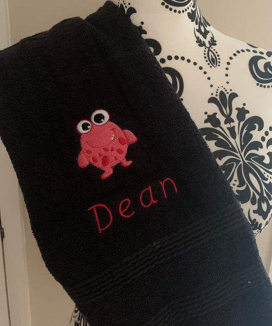 Monster Towels - Personalised - Cool Beans Embroidery & Personalisation