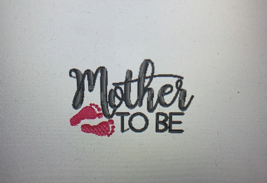 Mother to be Embroidered Personalised Sweatshirt