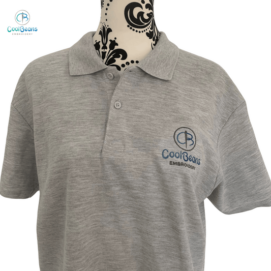 Celebrate Your Brand with Our 5 Unique Logo Polo T-Shirts - Expertly Embroidered - Cool Beans Embroidery & Personalisation