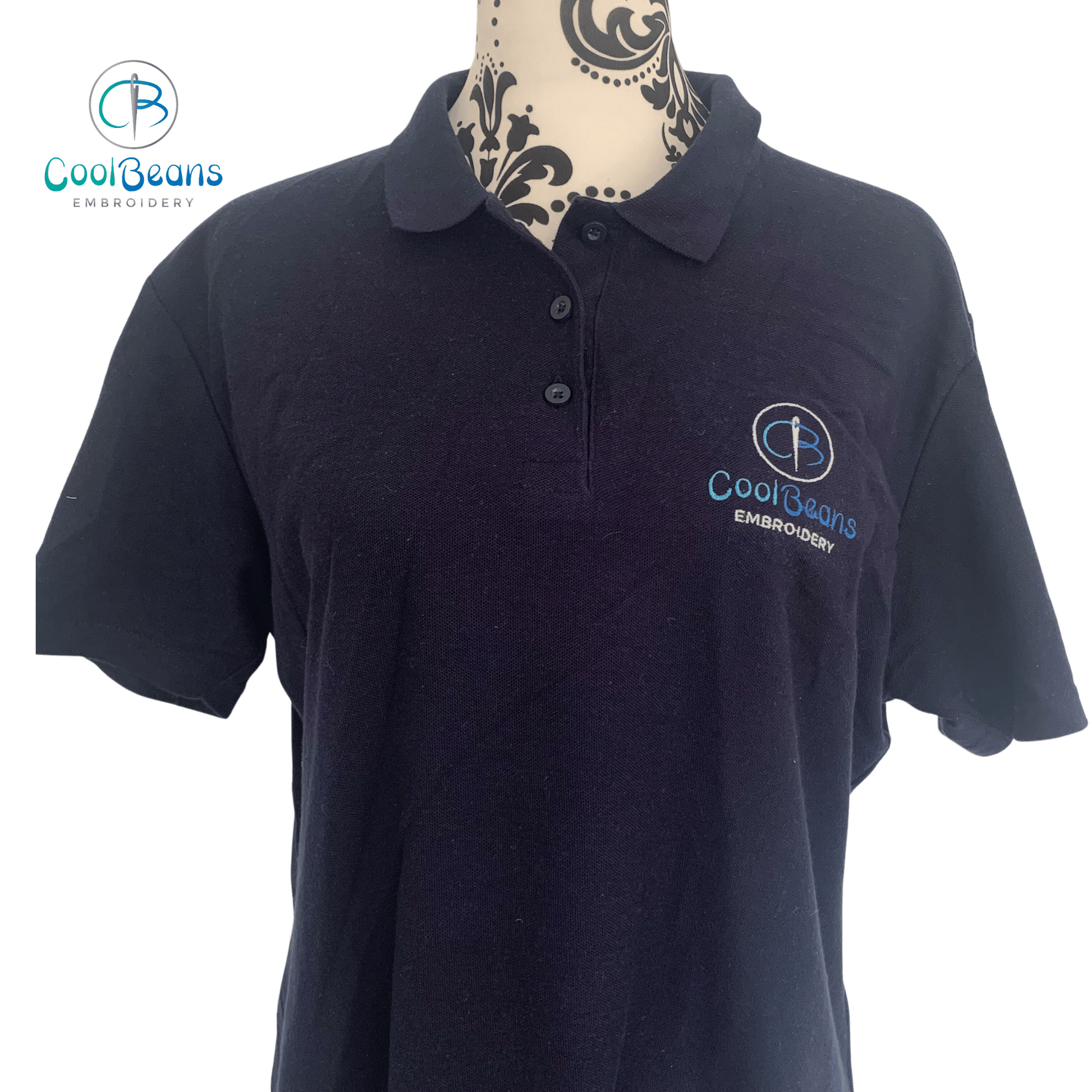 Celebrate Your Brand with Our 5 Unique Logo Polo T-Shirts - Expertly Embroidered - Cool Beans Embroidery & Personalisation