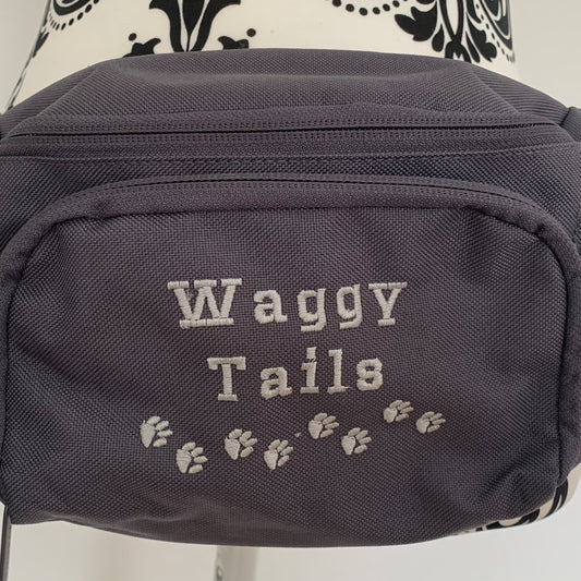 Set of 5 Custom Business Logo Dog Walking Belt Bags: Embroidered Bumbags - Cool Beans Embroidery & Personalisation