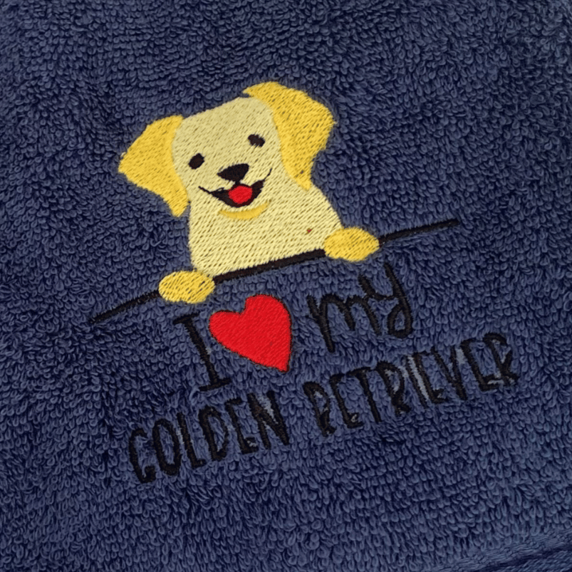 Golden Retriever Dogs Drawstring Gym Bag - Personalised - Cool Beans Embroidery & Personalisation