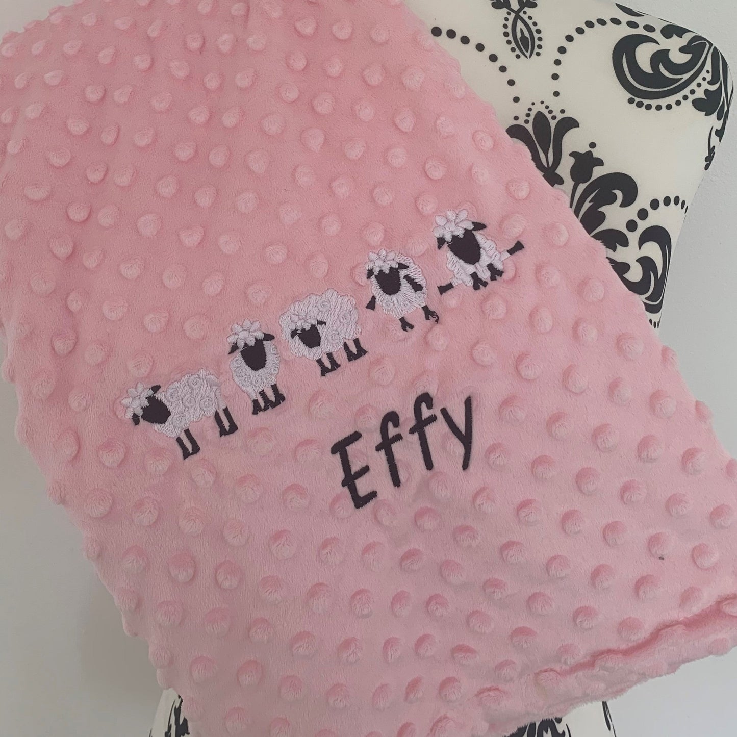 Sheep - Baby Bubble Blanket - Personalised - Cool Beans Embroidery & Personalisation